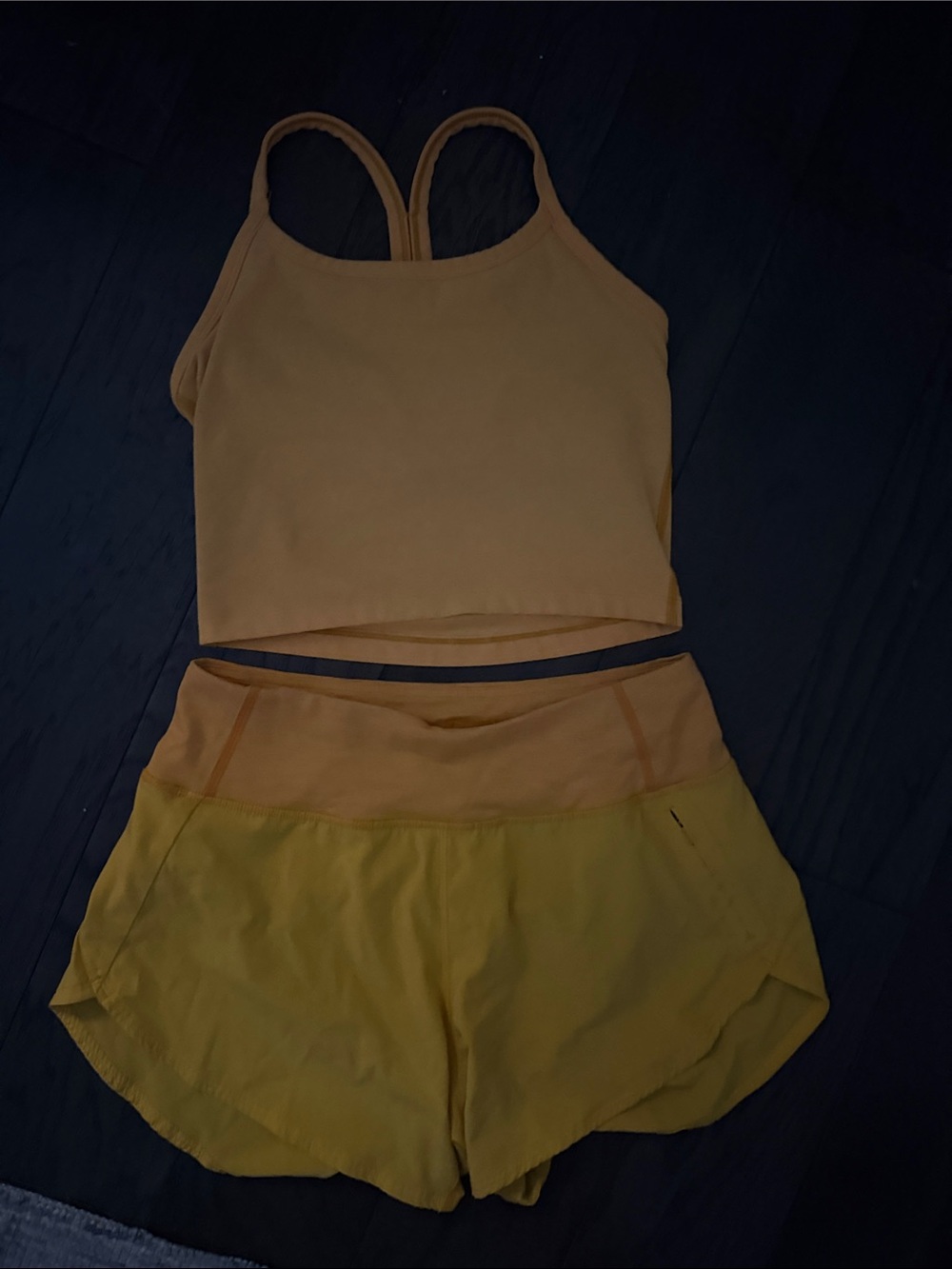 Beyond yoga tank, outdoor voices shorts set (contact if wanting sold separately)